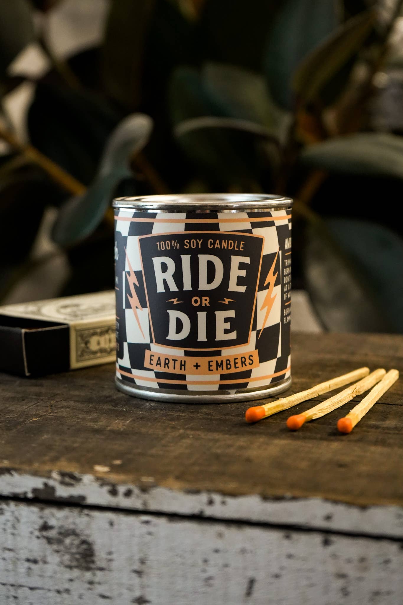 Ride Or Die | Earth & Embers 8oz Soy Candle