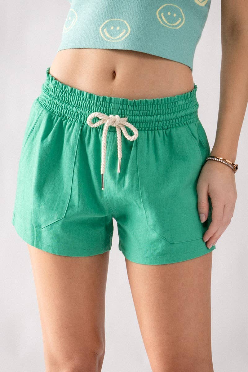 BELLA LINEN SHORTS