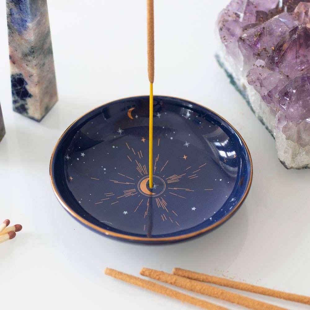 Starry Sky Celestial Incense Holder Plate