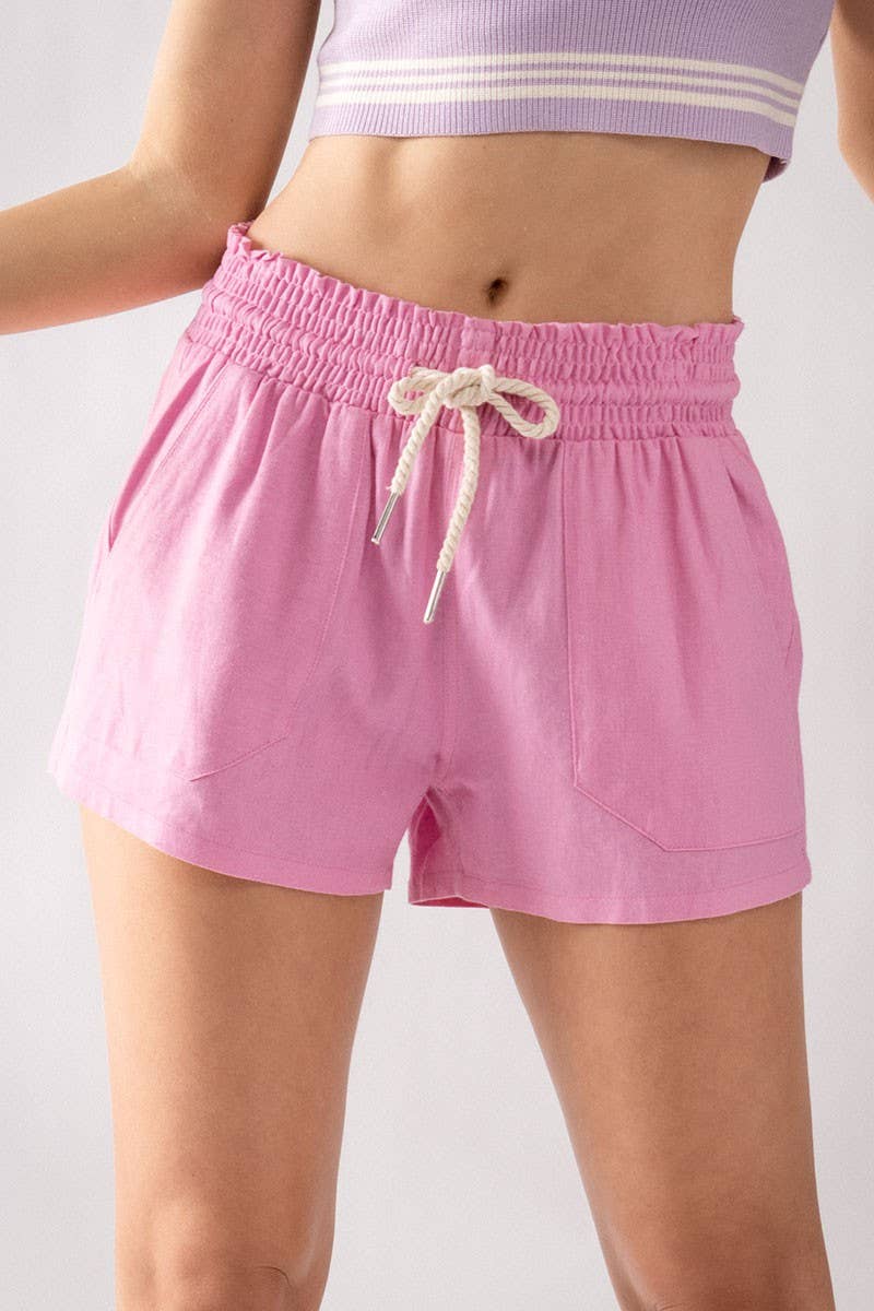 BELLA LINEN SHORTS