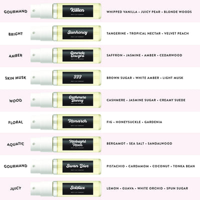 Perfume Discovery Set of 9 Nontoxic – Stocking Stuffer Gift