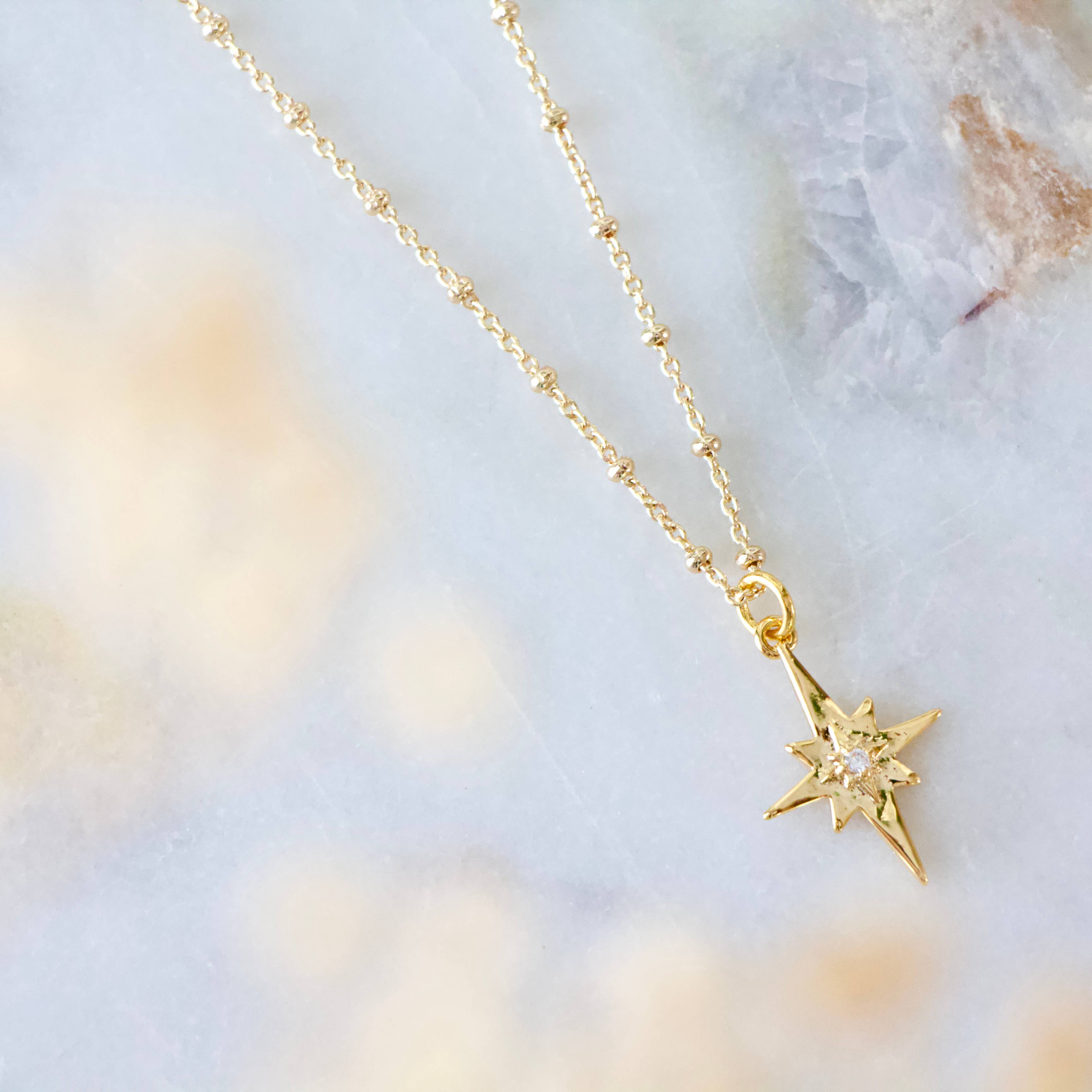 Zircon Star Necklace