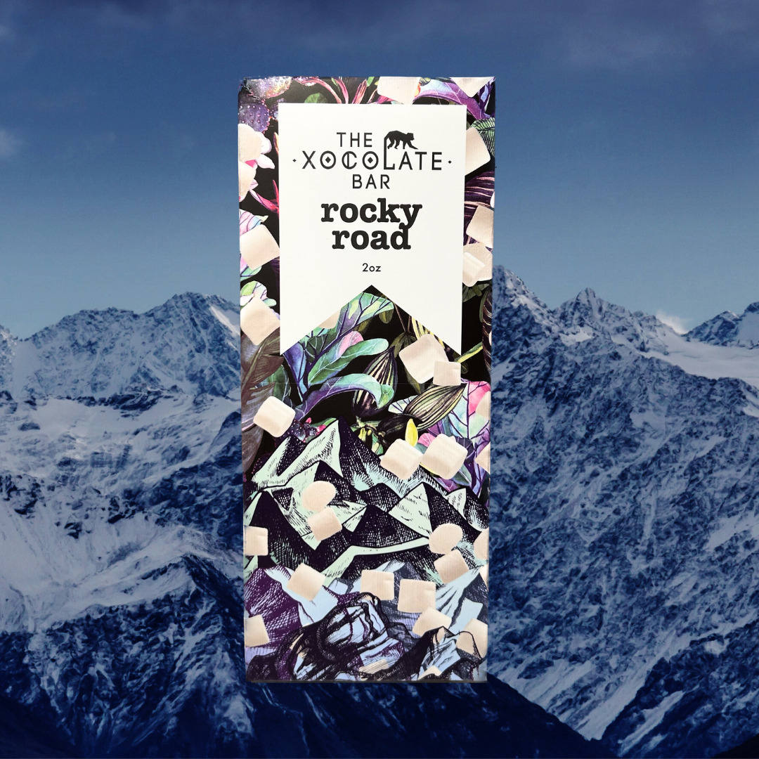 Rocky Road Bar - Organic Fair Trade Dark Chocolate