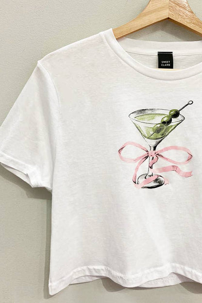 Martini Cropped Tee