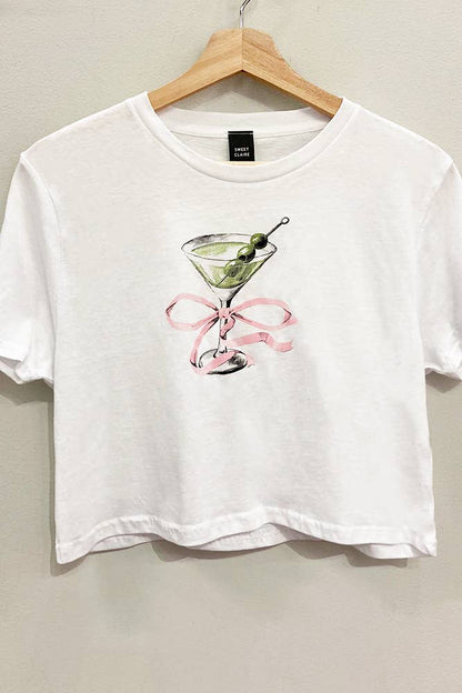 Martini Cropped Tee