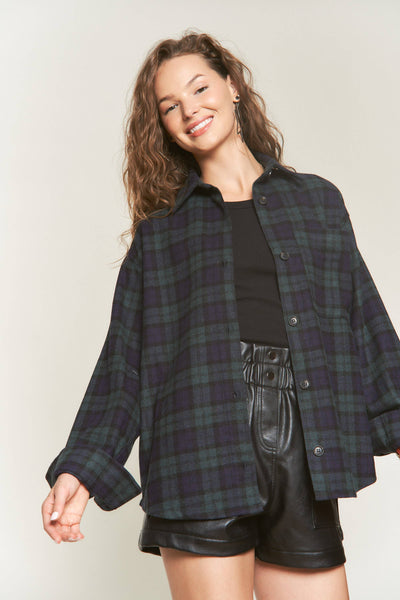 PLAID SHACKET