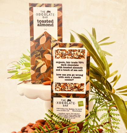 Toasted Almond Bar - Organic fair trade