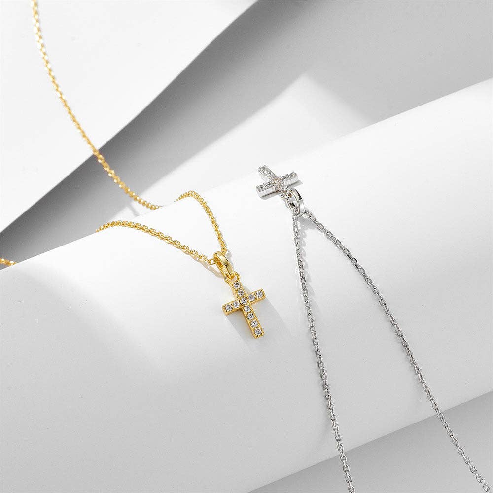 Dainty Cross Pendant Necklace