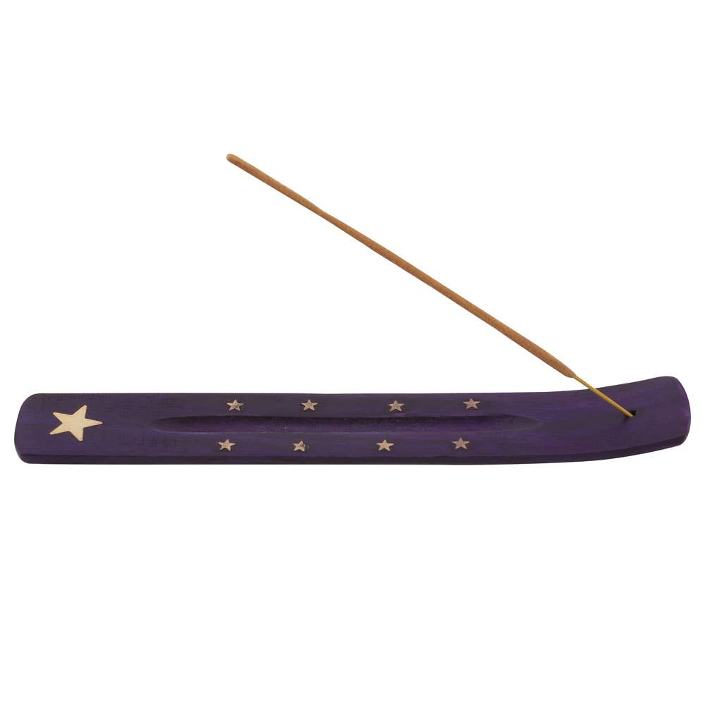 Star Wooden Incense Ash Catcher