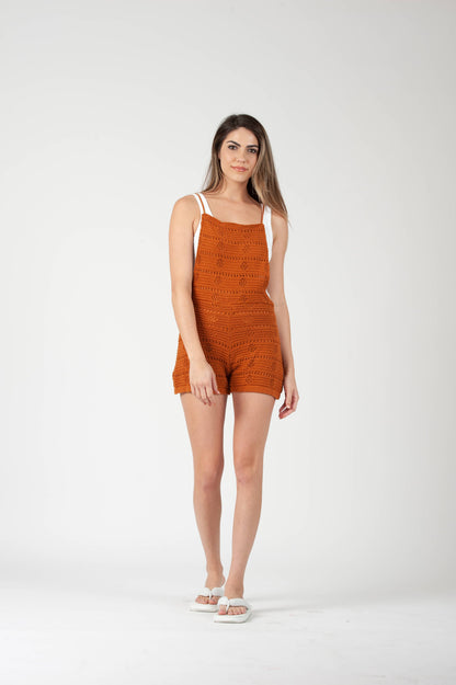 JOLI CROCHET BOHO ROMPER