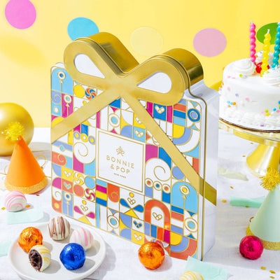 Happy Birthday Belgium Chocolate Gift Tin