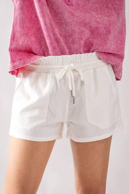 BELLA LINEN SHORTS