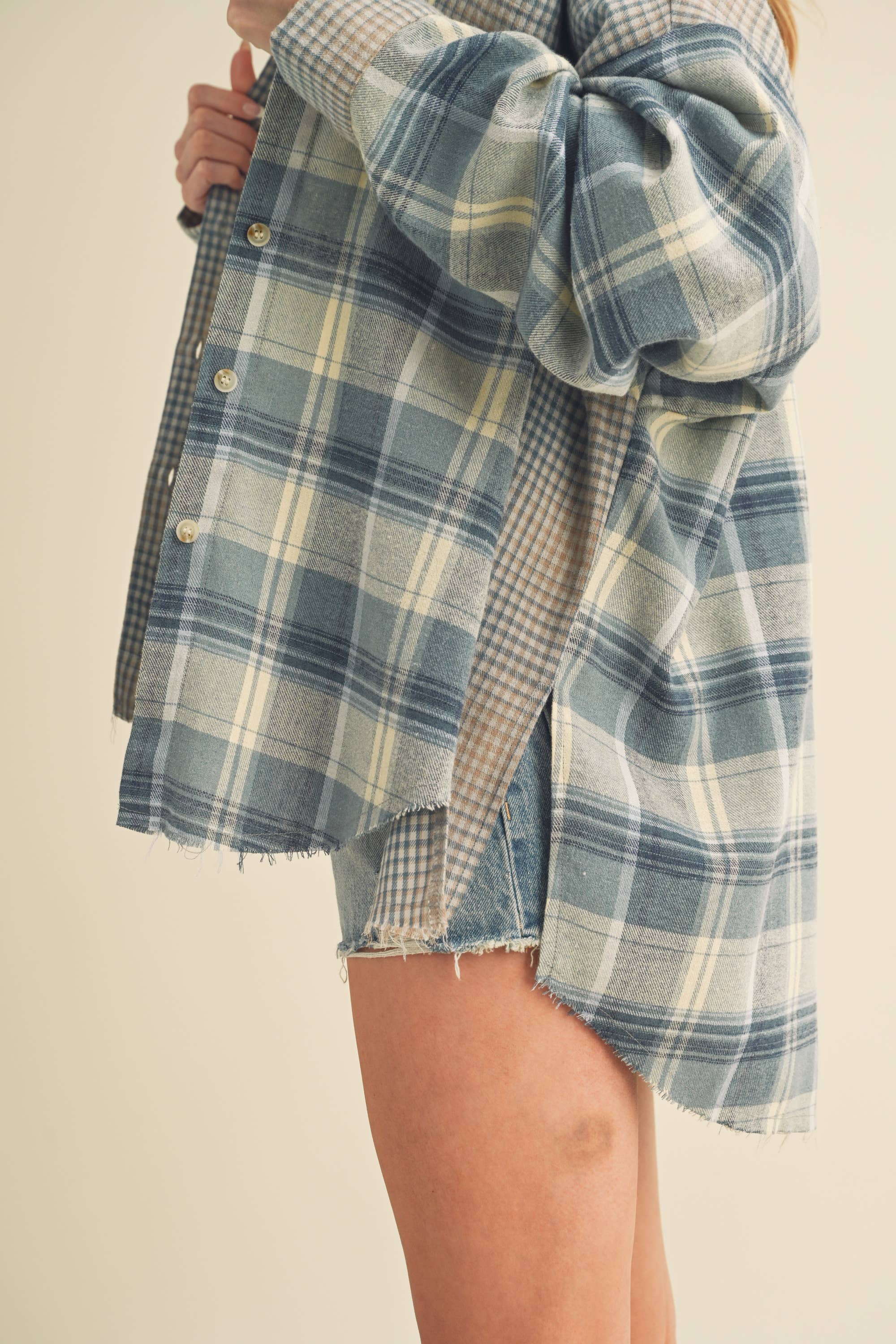 Kambrie Plaid Flannel Shirt